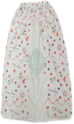 China Bulk Printing Custom Towel Skirt bathroom skirt Microfiber Bathrobe Factory Microfiber Bath Gown Towel Supplier Beach Poncho Towel Producer